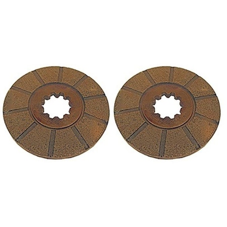 Aic Replacement Parts 1975460C3 Pair of Two Heavy Duty Line Brake Discs Fits Case IH Tractor Models 368292R92_x2